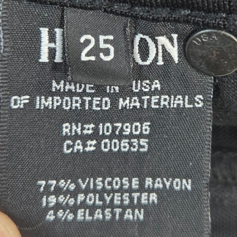 Hudson Barbara High Waist Super Skinny Jeans Size 25 Black Croc Print Textured - Picture 9 of 12